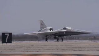 En las próximas pruebas, el avión X-59 irá aumentando su velocidad hasta llegar a carrera hasta el punto mismo de rotación.