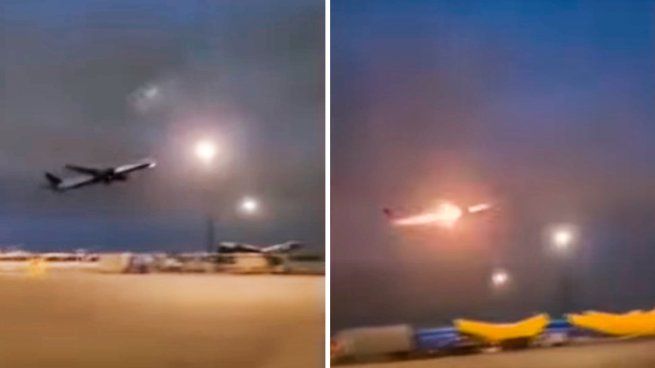 Un avión se incendió en pleno vuelo y debió aterrizar de emergencia en Canadá