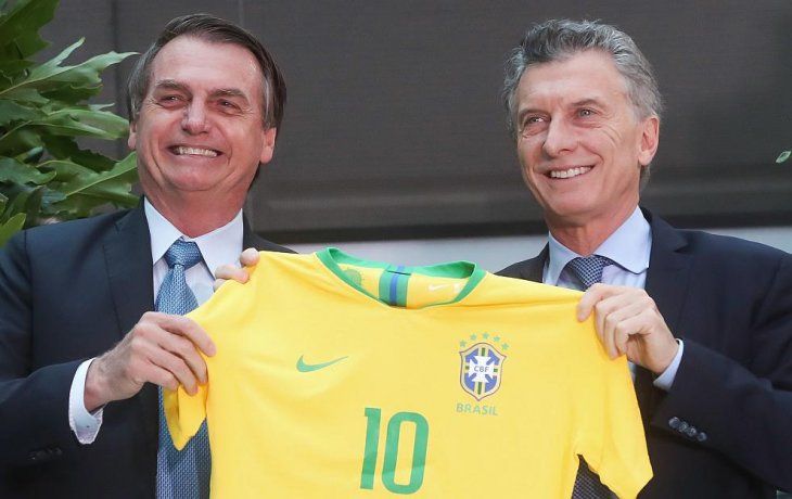 Bolsonaro y Macri mantuvieron ayer un encuentro en Casa Rosada.