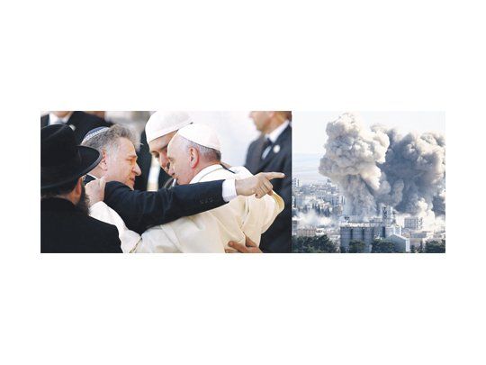 El Papa hizo un gesto avezado al intervinir inesperadamente en los esfuerzos diplomáticos para poner fin al conflicto entre israelíes y palestinos, al invitar a los presidentes de ambas partes a la residencia del Vaticano a orar por la paz. La ola de ataques y contraataques en Jerusalén, Galilea, Nazaret y ciudades de Cisjordania, impulsados por sectores radicales judíos y palestinos, alienta la creencia de la gestación de una Tercera Intifada.