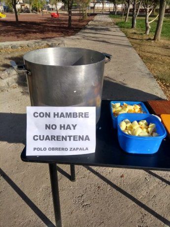 la agrupación piquetera realizó más de 500 ollas populares en todo el país.