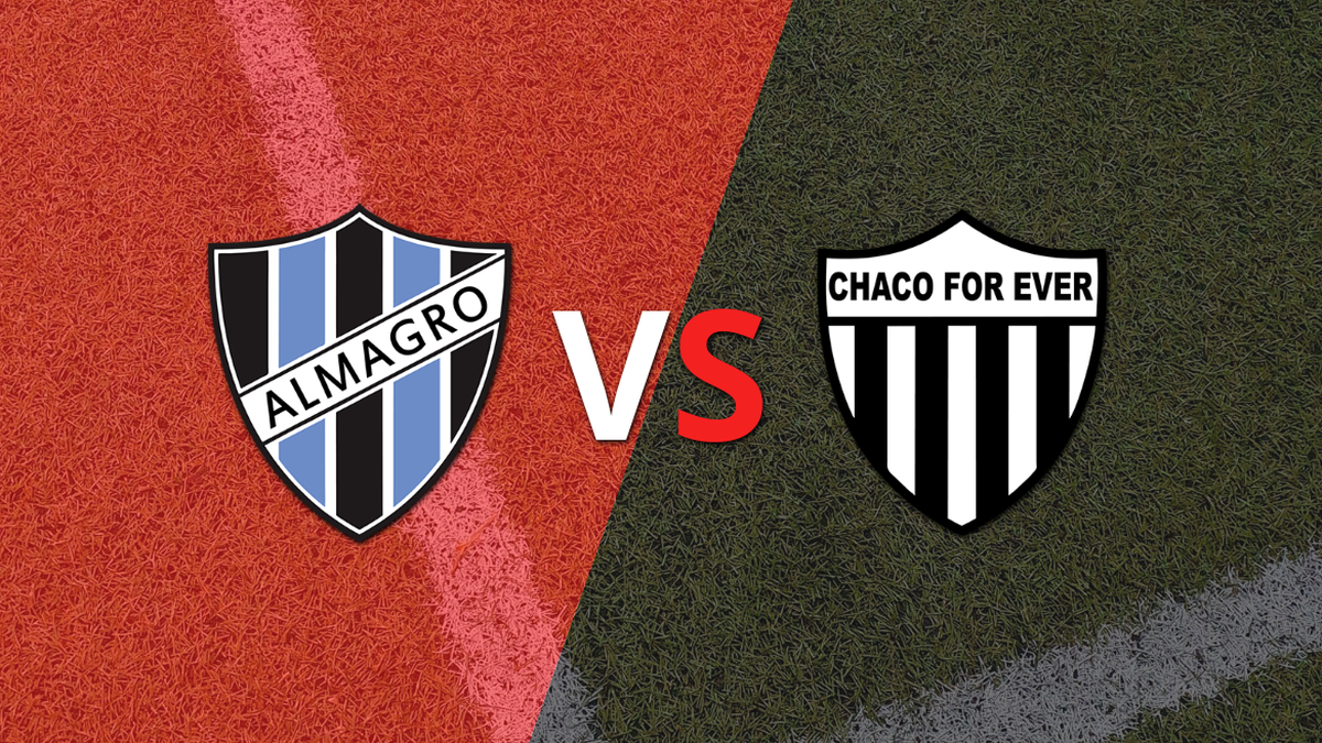 Almagro y Chaco For Ever empatan 0 0 al final del primer tiempo