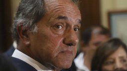 Angry. Daniel Scioli spoke about the conflict between Boca fans and the Brazilian Police. Angry. Daniel Scioli spoke about the conflict between Boca fans and the Brazilian Police.