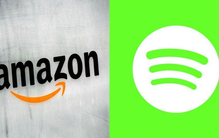 Amazon y Spotify se disputan los millones de la industria musical.
