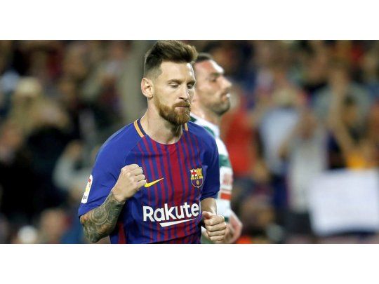Lionel Messi ya no sabe como festejar.