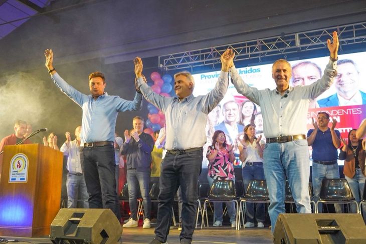 Martín Llaryora y Juan Schiaretti pasaron por San Francisco en el sprint final de campaña. Martín Llaryora y Juan Schiaretti pasaron por San Francisco en el sprint final de campaña.