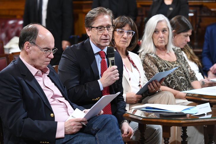 Eduardo Vischi, presidente del bloque de la UCR en el Senado.