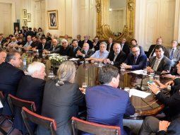 La reunión multisectorial se desarrolló en Casa Rosada. La reunión multisectorial se desarrolló en Casa Rosada.