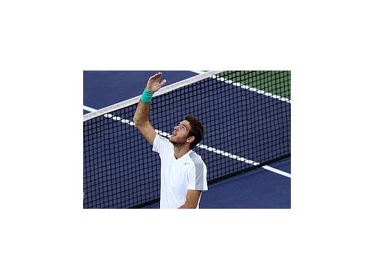 Del Potro mejoró respecto a 2012, cuando cayó en cuartos ante Federer.
