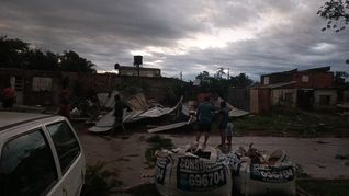 Ucacha, Pascanas y Chazón fueron algunas de las localidades más golpeadas por la tormenta en Córdoba.&nbsp;