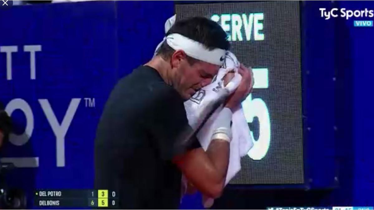 Juan Martín Del Potro spoke about his physical condition and his dream of “enjoying” tennis again