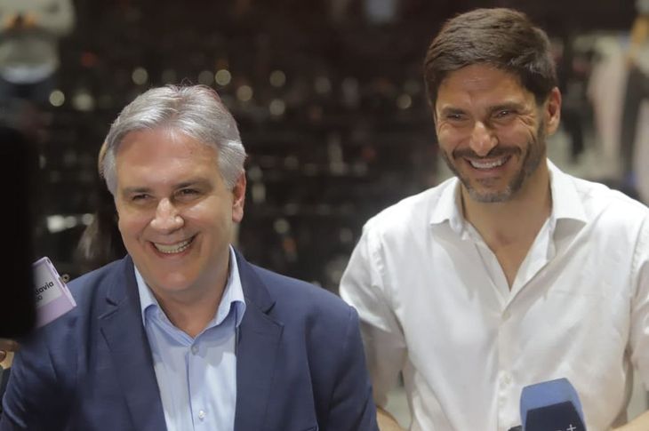 Martín Llaryora y Maximiliano Pullaro. Martín Llaryora y Maximiliano Pullaro.
