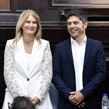 Magario y Kicillof en la Apertura de Sesiones Ordinarias de la Legislatura bonaerense. Magario y Kicillof en la Apertura de Sesiones Ordinarias de la Legislatura bonaerense.