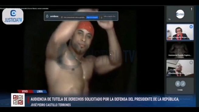 El stripper descolocó a la defensa de Pedro Castillo.