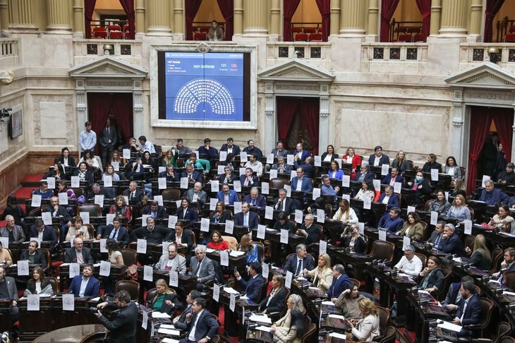 Con 131 presentes, la oposición logró reunir el quorum. Con 131 presentes, la oposición logró reunir el quorum.