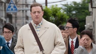 Brendar Fraser en Familia en renta, notable film de la directora japonesa Hikari