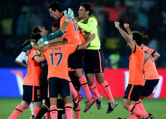 Final del partido. Los catalanes consiguieron la única copa que le faltaba a su vitrina.