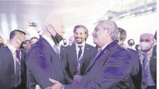 Joe Biden y Alberto Fernández