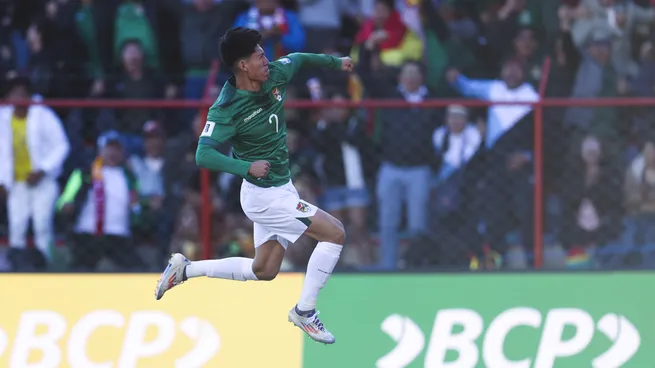 Terceros marcó el gol del triunfo de Bolivia ante Colombia.