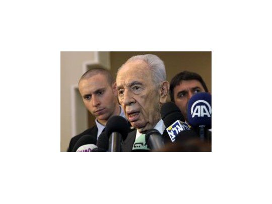 El presidente israelí, Shimon Peres.