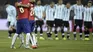 Football and another stain in the desks that harmed the Argentine National Team. Football and another stain in the desks that harmed the Argentine National Team.