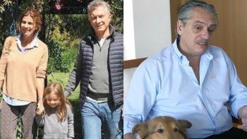 Mauricio Macri y Alberto Fernández pasarán un domingo distendido junto a su familia.&nbsp;