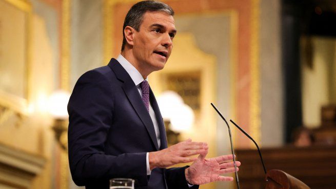 Sánchez habló este miércoles ante el Congreso de España. 