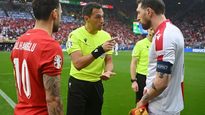 Facudo Tello, el arbitro argentino que dirige partidos en la Eurocopa 2024.&nbsp;