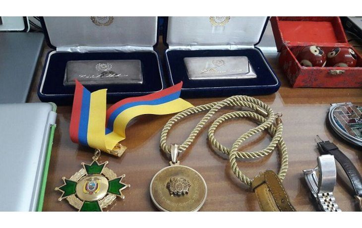 Se logró recuperar condecoraciones que habían sido sustraídos al Premio Nobel de la Paz.