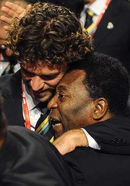 Pelé celebró por Río de Janeiro 2016.