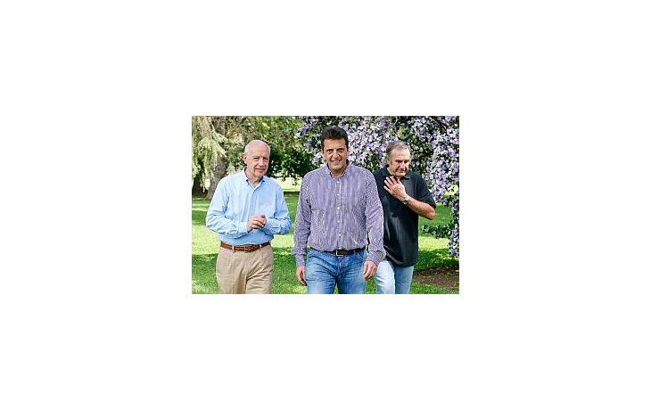 Roberto Lavagna, Sergio Massa y Carlos Reutemann