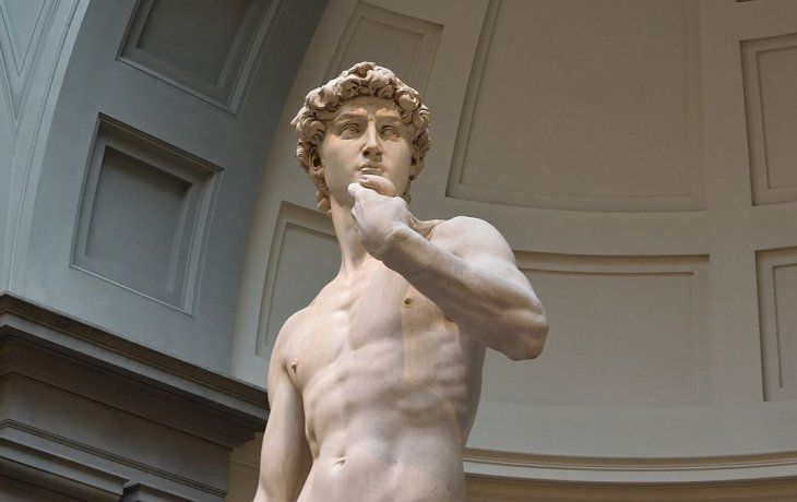 El David, una de las tantas obras que se pueden apreciar en el recorrido virtual por los museos más famosos del mundo.