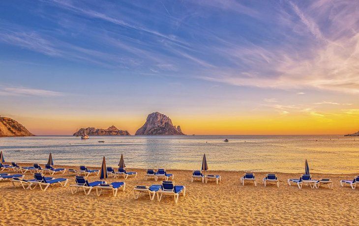 Cala d´Hort, una de las playas favorita de Ibiza.
