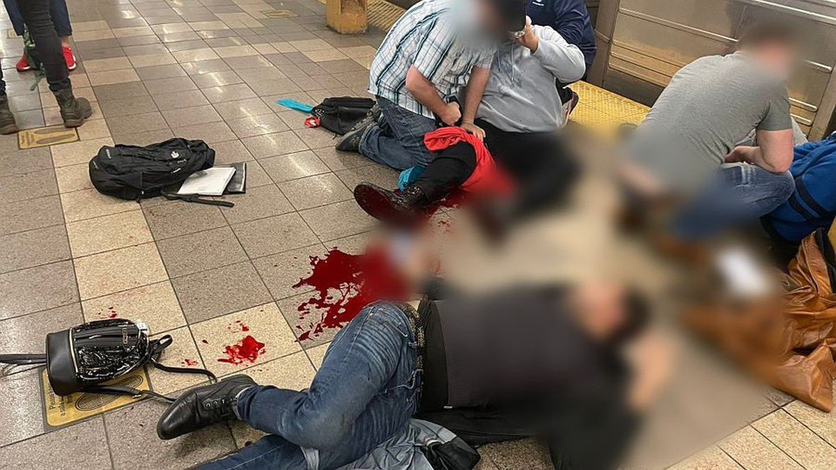 Shooting on the New York subway leaves at least 29 injured