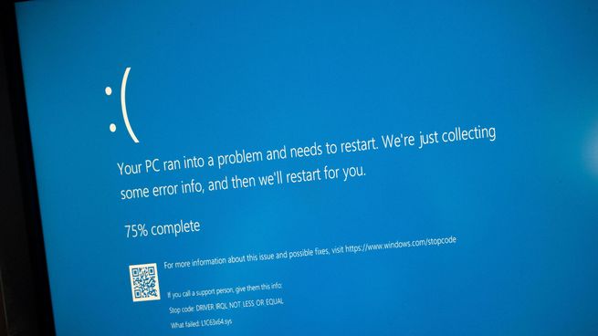 El fallo informático mundial afectó servicios en los bancos uruguayos.