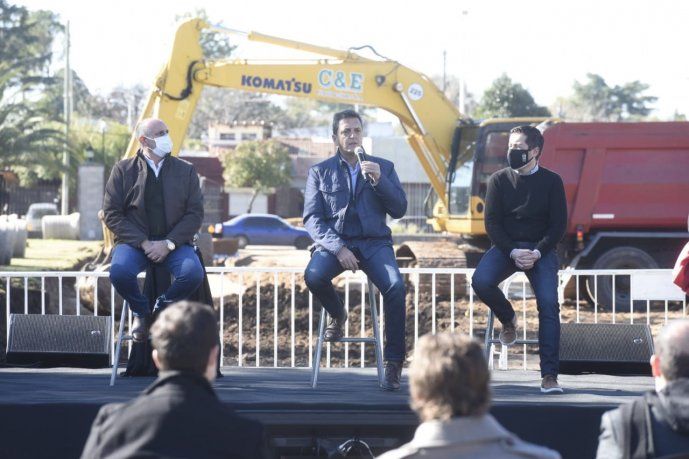 Sergio Massa, en Malvinas Argentinas 