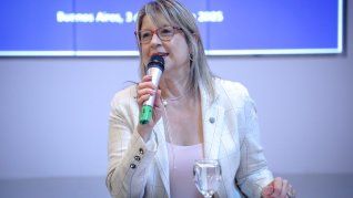 Alejandra Monteoliva durante su disertación en la jornada Desarrollo, Infraestructura y Seguridad. Alejandra Monteoliva durante su disertación en la jornada Desarrollo, Infraestructura y Seguridad.