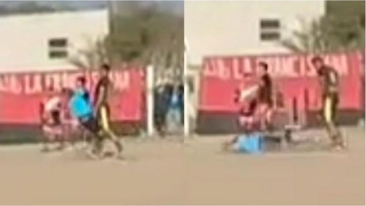 A player from a Cordoba soccer league is arrested for attacking a referee with a headbutt