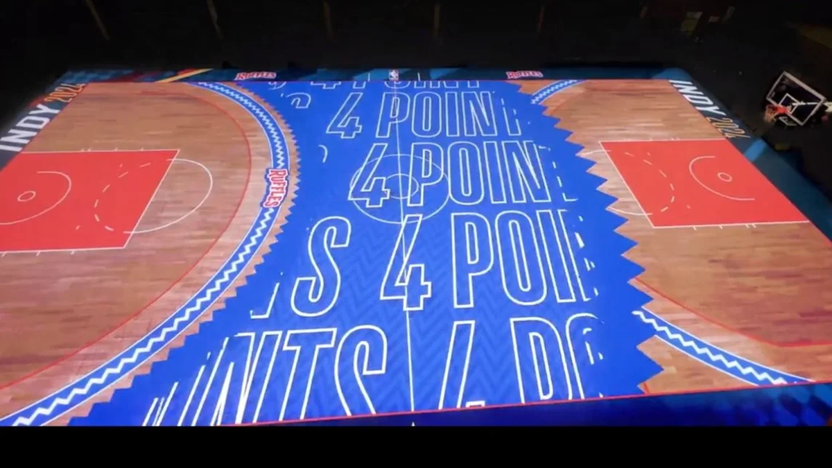 The NBA All Star will be played on a giant LED screen