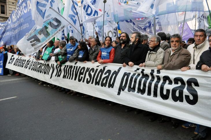 Marcha federal universitaria. Marcha federal universitaria.