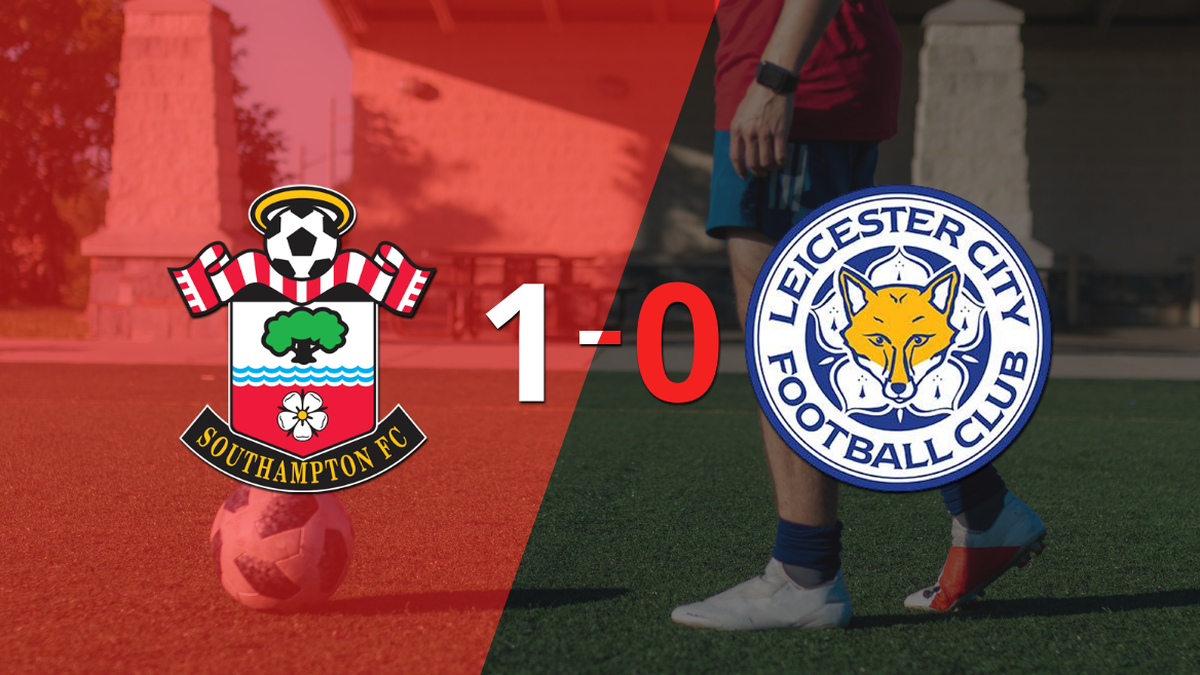 Leicester City could not on their visit to Southampton and fell 1-0