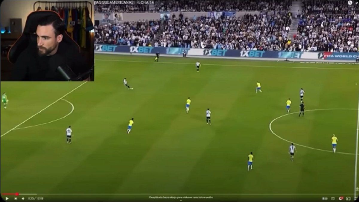 Nicolás Tagliafico explained in a stream how the Argentine team beat Brazil