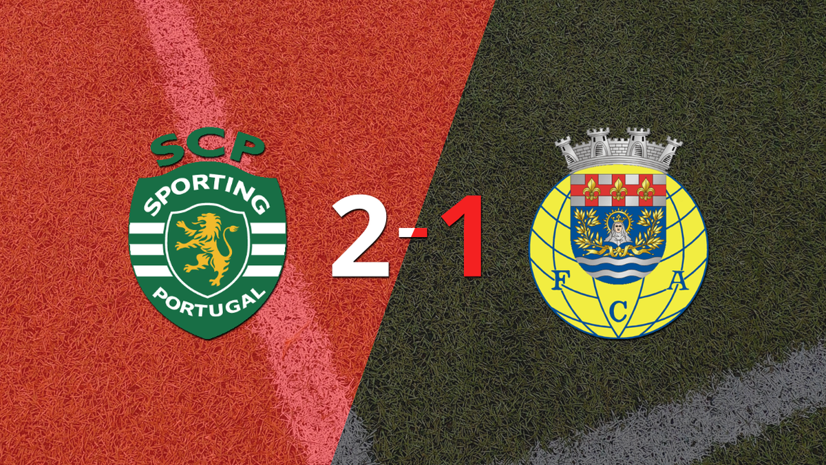 Sporting Lisbon achieves 3 points by beating Arouca 2-1 at home