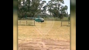 Controvertido delivery expr&eacute;s aterriz&oacute; en una piscina privada de Jos&eacute; Ignacio, lanzado desde un helic&oacute;ptero.