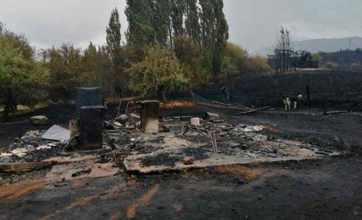 Desolación: el fuego arrasó con más de 200 casas en la zona de La Comarca.