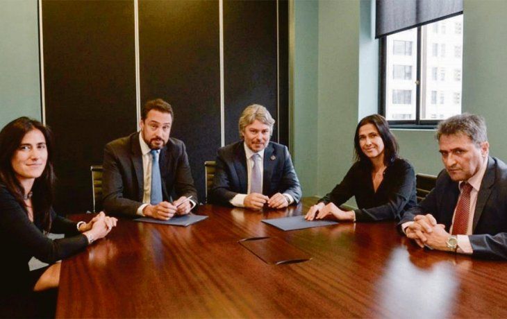 MESA. Jimena de la Torre, Leandro Cuccioli, Mariano Federici (UIF), María Eugenia Talerico (UIF) y Jaime Mecikovsky.