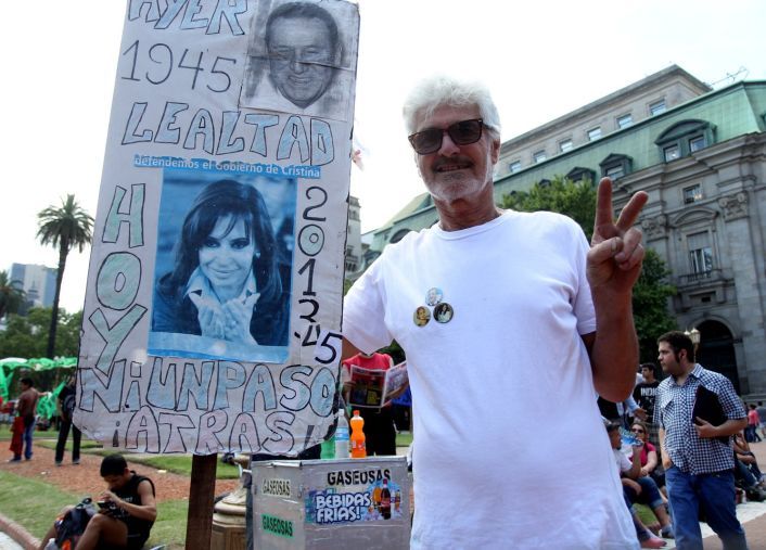 Último acto de Cristina de Kirchner como Presidente.