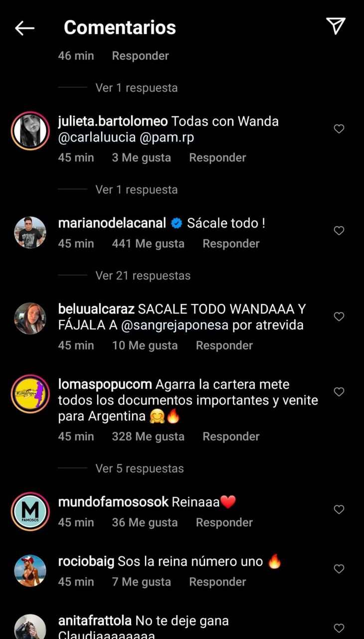 What the “Wanda Nara fan” said about her idol crisis
