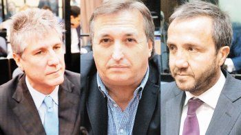 Amado Boudou, José María Núñez Carmona y Alejandro Vandenbroele