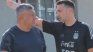 Claudio Tapia and Lionel Scaloni Claudio Tapia and Lionel Scaloni